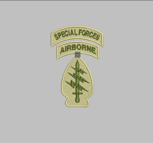 Special Forces, Airborne (digital design) / Спеціальні сили Повітряно-десантних військ США (макет)